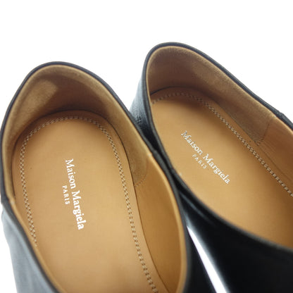 Like new◆Maison Margiela Slip-on Tabi Babouche Leather Shoes Women's 38 Black Maison Margiela [AFC42] 