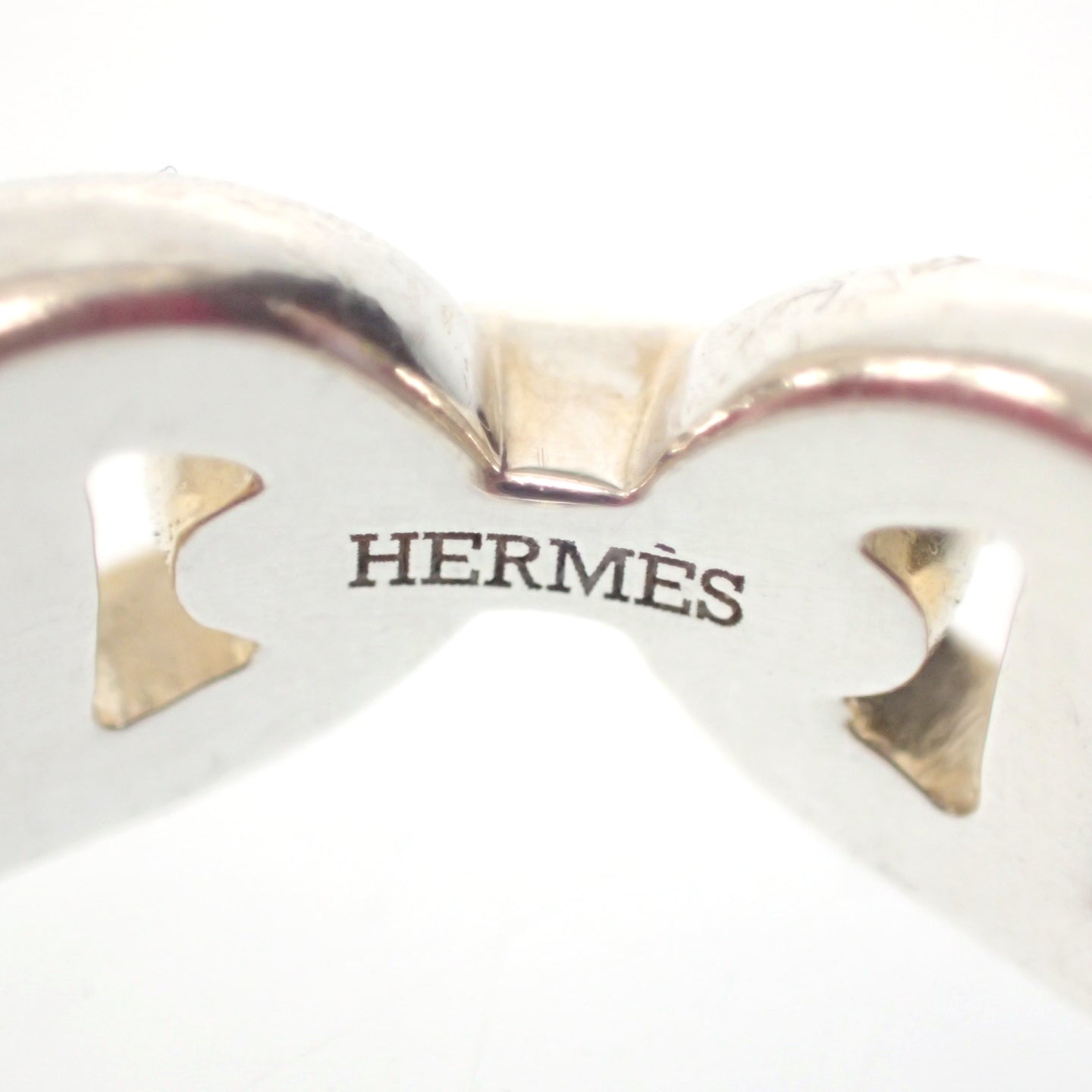 Hermes 戒指 Chaine d'Ancle Pinky SV925 银 尺寸 47 HERMES [AFI13] [二手] 