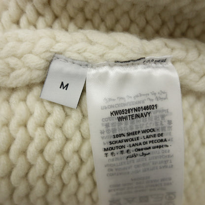 JW Anderson knit hoodie JW intarsia-knit hoodie men's white M JW ANDERSON [AFB1] [Used] 