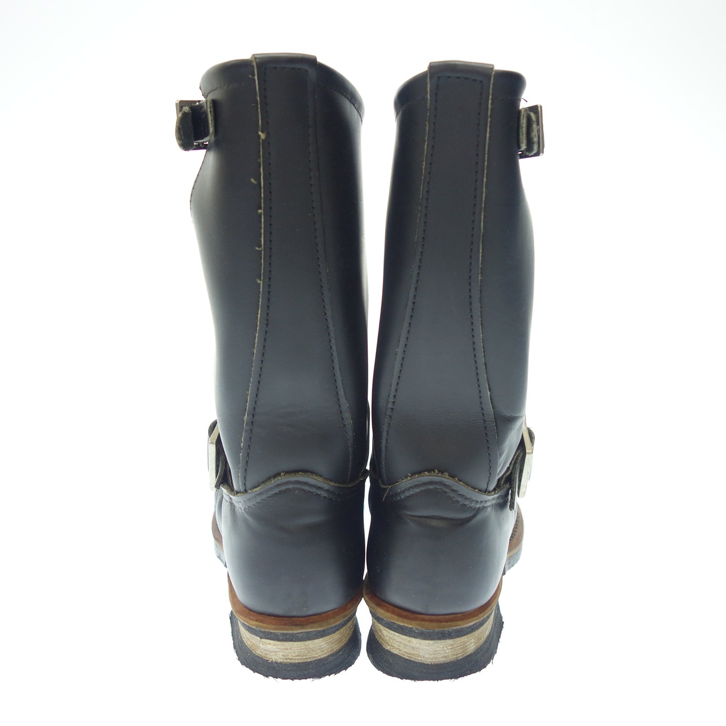 中古◆レッドウイング エンジニアブーツ レザーブーツ メンズ ブラック系 サイズ5.5 RED WING【AFD6】