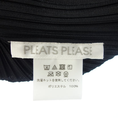 美品◆プリーツプリーズ ロングワンピース P93-JH566 レディース ブラック系 サイズ3 PLEATS PLEASE【AFB36】