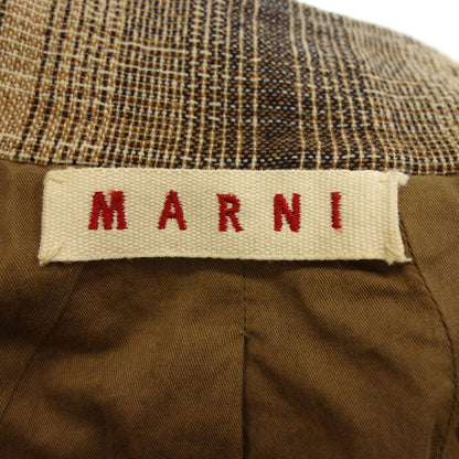 Good condition◆Marni stand collar wool coat ladies 38 beige MARNI [AFB10] 