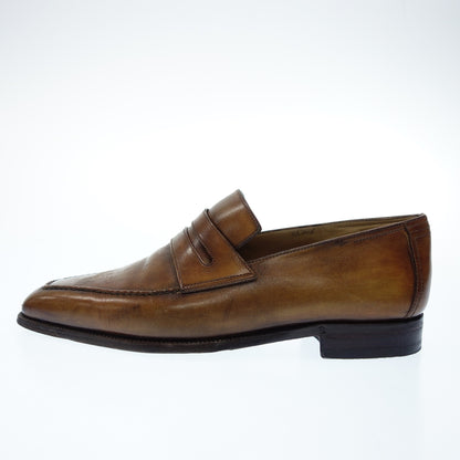 Used ◆ Berluti Leather Shoes Andy Demjour Loafers Men's 8 Brown Berluti [AFC51] 