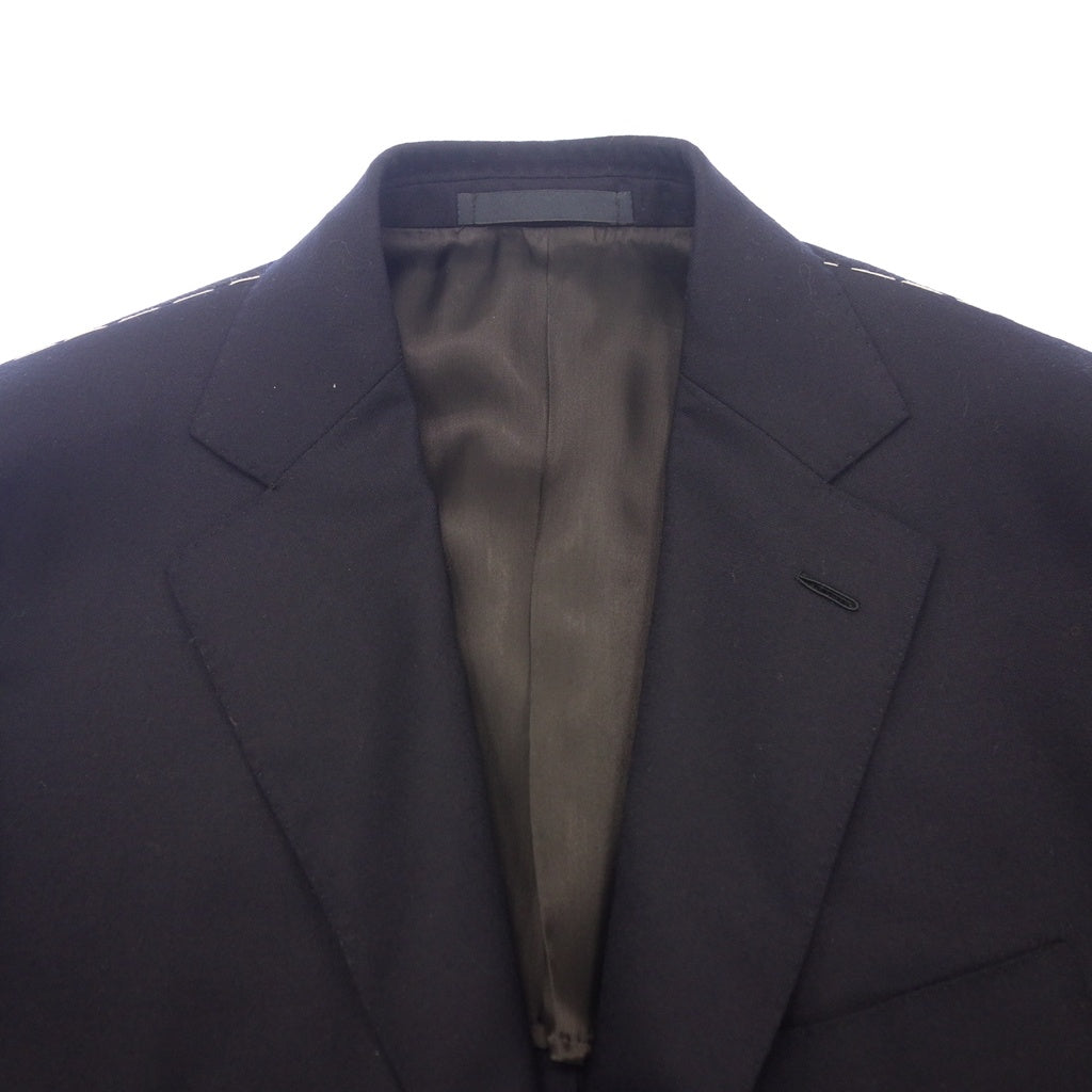 Unused ◆Caruso suit setup step return 3B wool aida men's size 46 navy CARUSO [AFB23] 