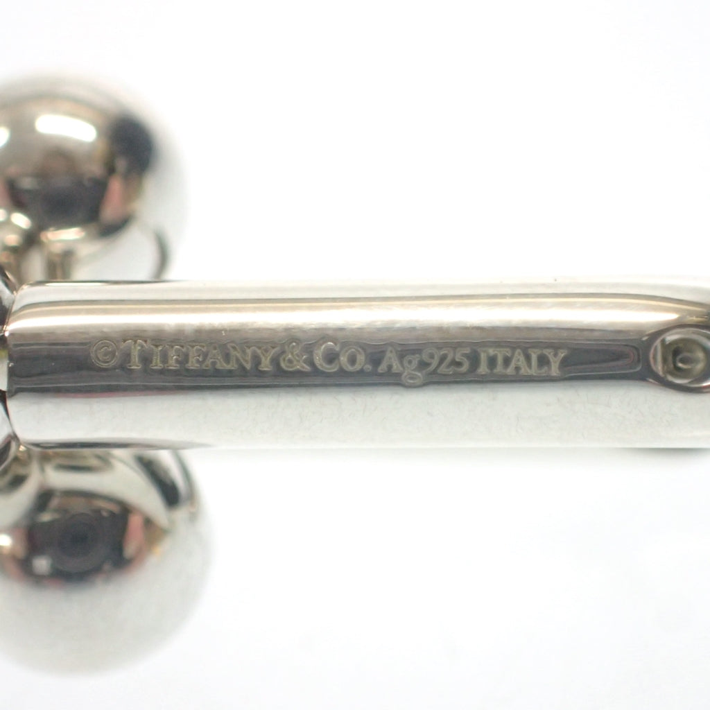 Very good condition◆Tiffany Earrings Large Link Hardware Ag925 Silver 68533694 TIFFANY&amp;Co. [AFI11] 