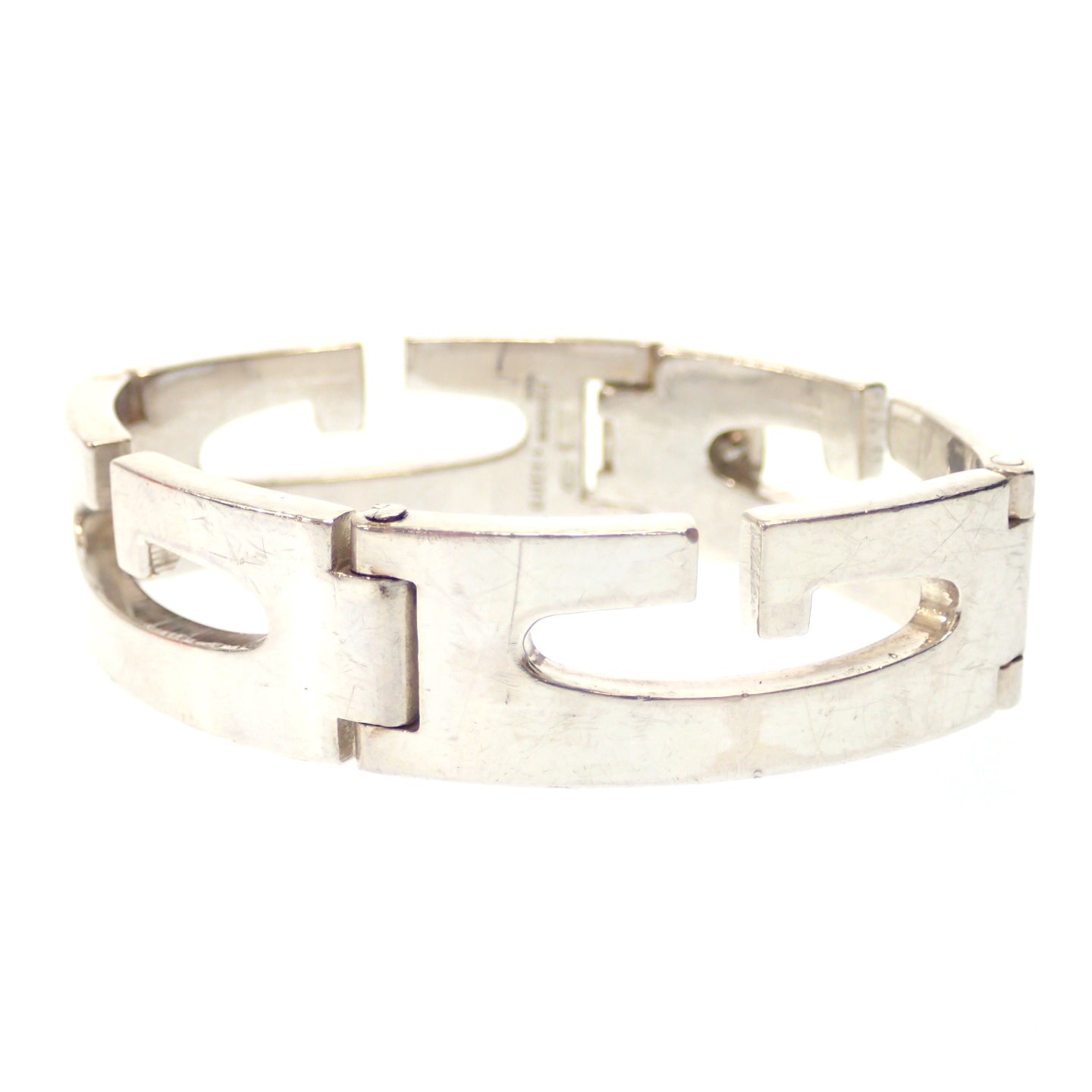 Used ◆ Gucci bangle bracelet G metal fittings SV925 silver GUCCI [LA] 