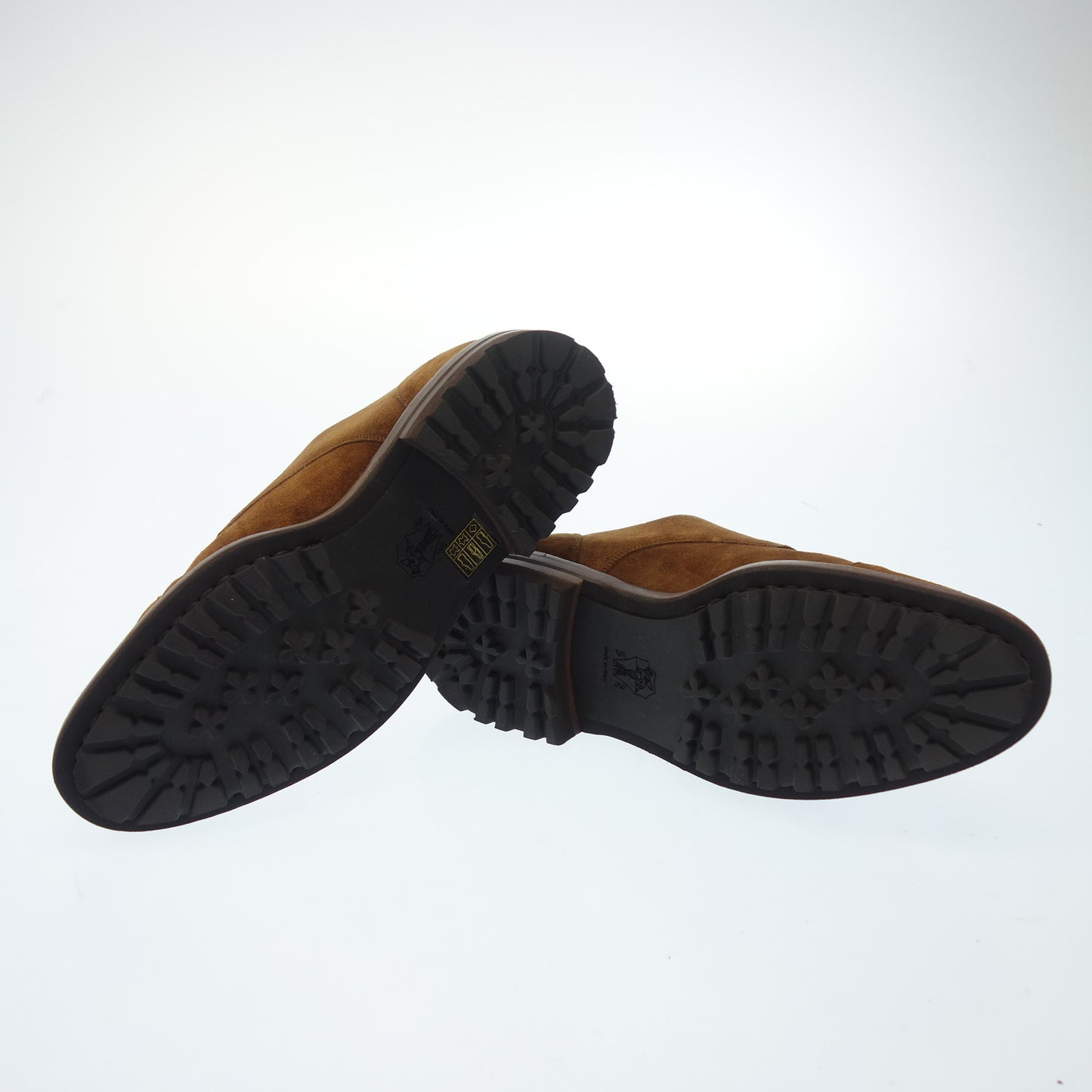 Good Condition◆Brunello Cucinelli Leather Shoes Suede Straight Tip Men's 42 Brown BRUNELLO CUCINELLI [AFC55] 