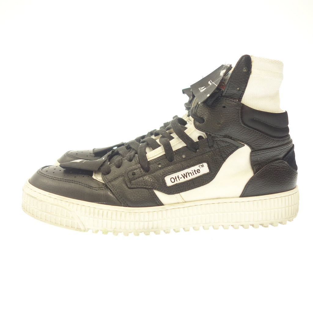 中古◆オフホワイト スニーカー LOW 3.0 メンズ サイズ41 ブラック OFF-WHITE【AFC1】