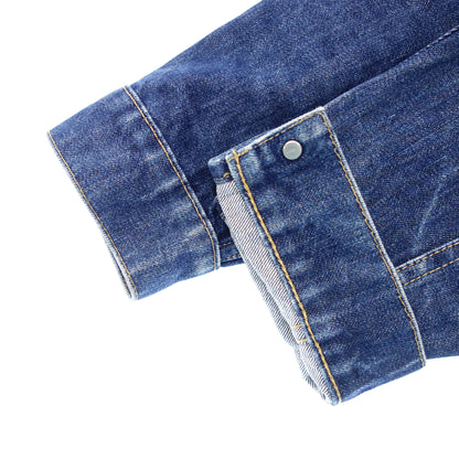 リーバイス デニムジャケット 70505 米国製 復刻 メンズ インディゴ S Levi's【AFB33】【中古】