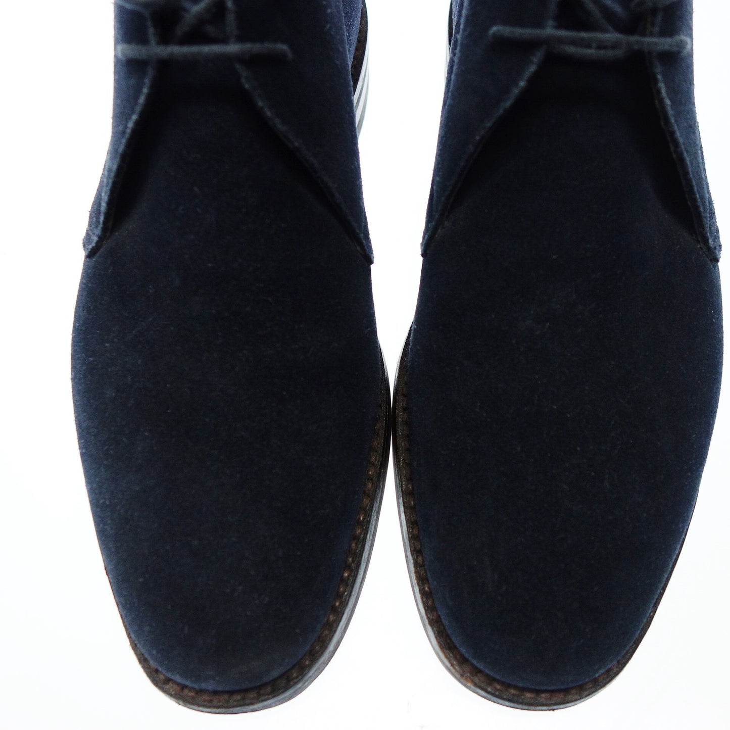 Good Condition◆Crockett &amp; Jones Chukka Boots CHERTSEY Suede Men's 6.5 Navy CROCKETT &amp; JONES [AFD8] 