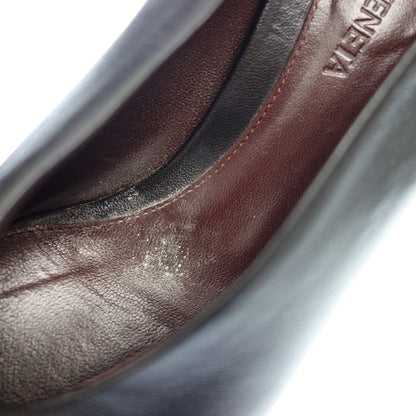 Good condition ◆ Bottega Veneta Almond Pumps Leather Women's 35.5 Black BOTTEGA VENETA [AFC42] 