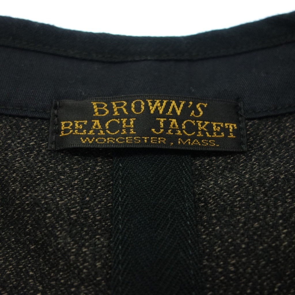 Very good condition◆Full Count Vest Beach Jacket Browns Men's Size 40 Gray FULLCOUNT [AFB23] 