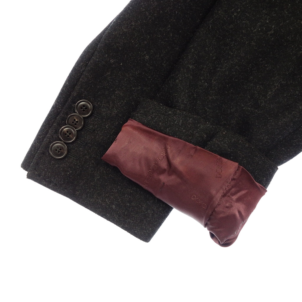 Good condition◆Dolce &amp; Gabbana Chester coat wool &amp; polyamide men's black x red size 48 [AFA3] 