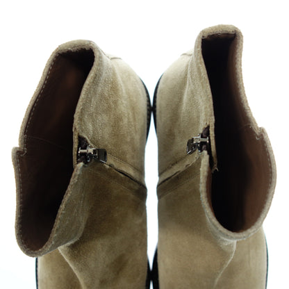 Brunello Cucinelli short boots side zip suede men's beige 42 BRUNELLO CUCINELLI [AFC18] [Used] 
