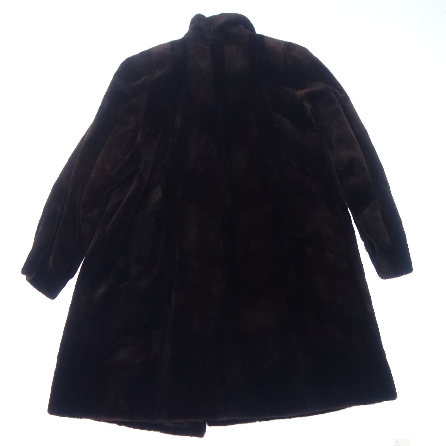 Saga Mink Semi-Long Coat Shared Mink Brown [AFF23] [Used] 