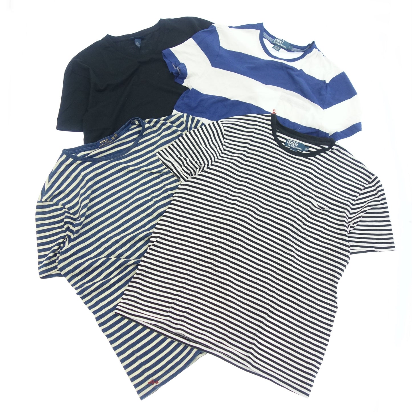 ポロラルフローレン Tシャツ 4枚セット メンズ POLO RALPH LAUREN【AFB52】【中古】