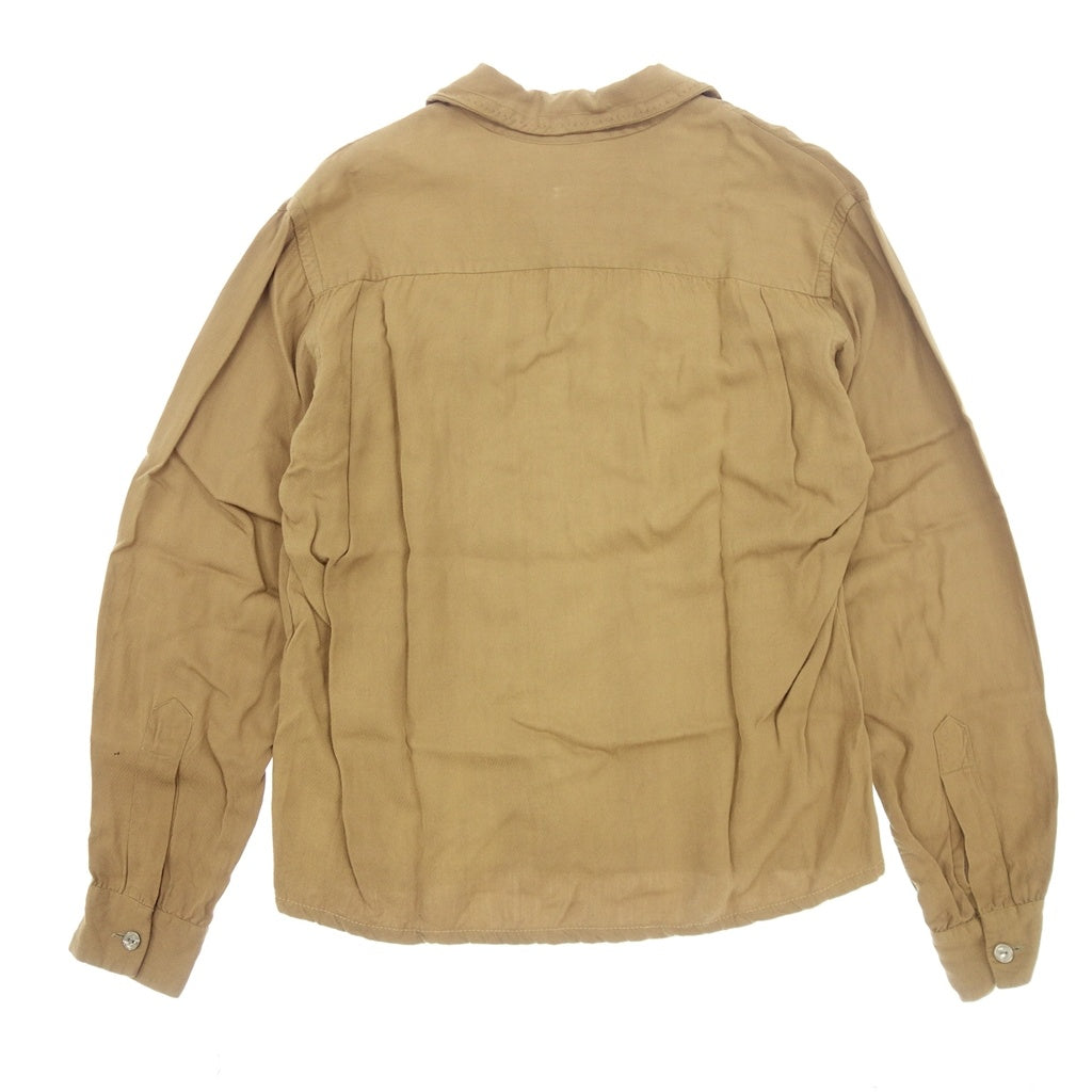 トップス vintage rayon opencollar shirt Da Vinci - California] Vintage open collar rayon shirt