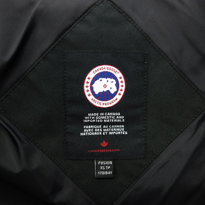 加拿大鹅羽绒服 3804MA Macmillan 派克大衣男式黑色 XS CANADA GOOSE [AFA21] [二手] 