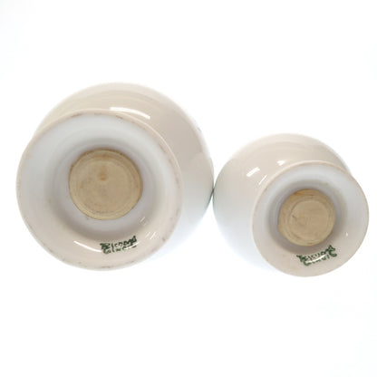 極美品◆リチャードジノリ ソルト＆ペッパー 調味料入れ 花柄 Richard Ginori【AFI18】