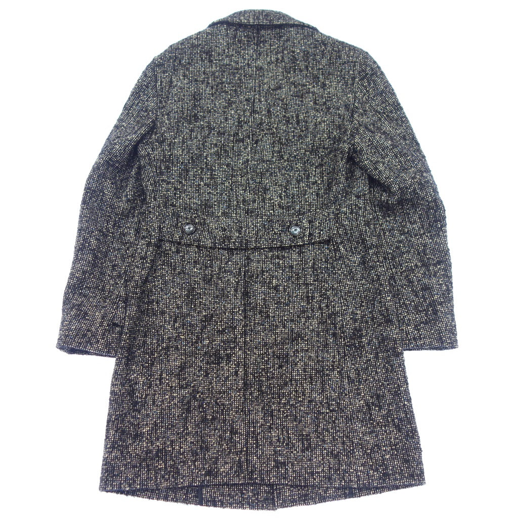 Good condition ◆ TAGLIATORE Chester coat Thomas Tweed Black size 48 TAGLIATORE [AFB3] 