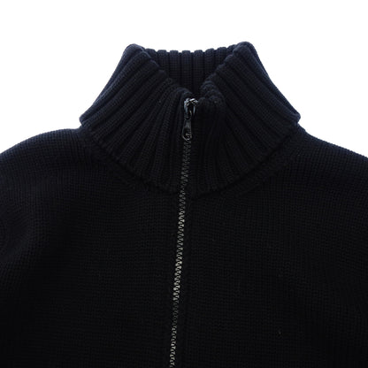 Used ◆ Giorgio Armani Sweater Knit Blouson Wool Men's Black Size 54 GIORGIO ARMANI [AFB15] 