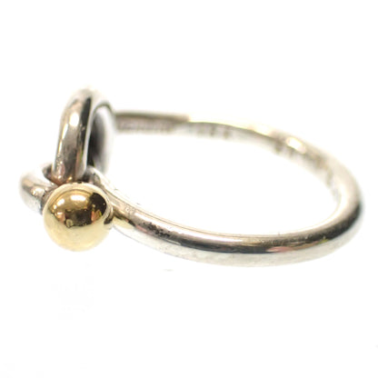 Beautiful item◆Tiffany Hook &amp; Eye Love Knot Ring Silver No. 8 Tiffany &amp; Co [LA] 
