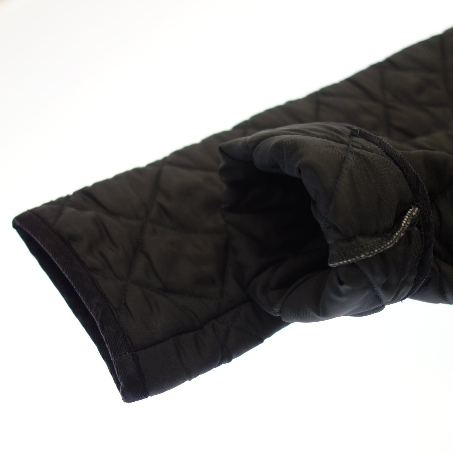 中古◆トラディショナル ウェザーウェア アウター キルティングジャケット メンズ サイズ40 ブラック系 Traditional Weatherwear【AFA18】