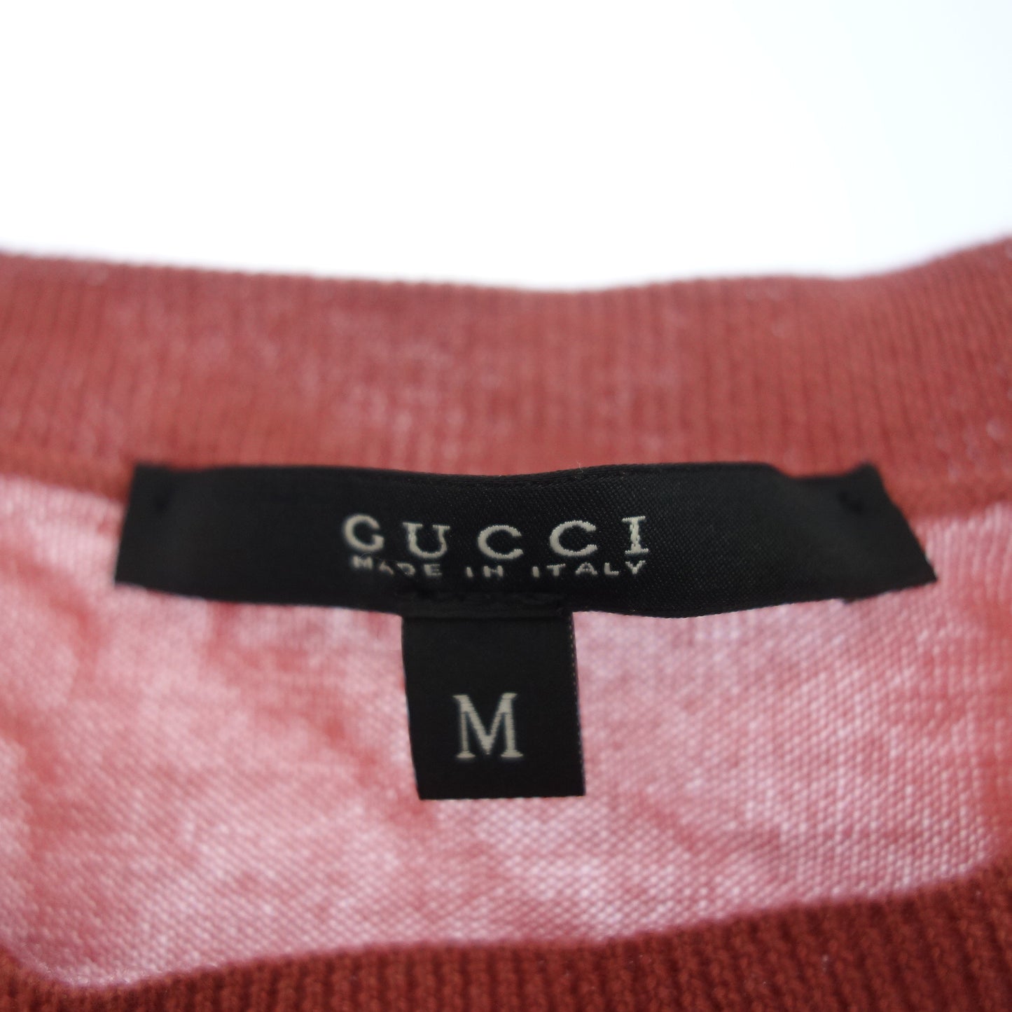 古驰 针织毛衣 男士 M 粉色 GUCCI [AFB7] [二手货] 