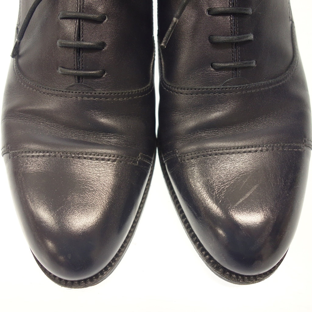 Good condition◆JM Weston leather shoes straight tip 358 RAPHAEL men's navy 8D JMWESTON [LA] 