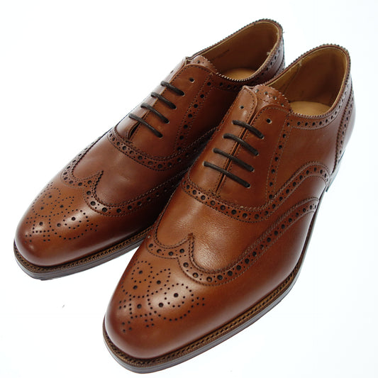 未使用 ◆Grenson 皮鞋 Full Brogue 22356 BATH 男式 8.5 棕色 Grenson [AFD1] 