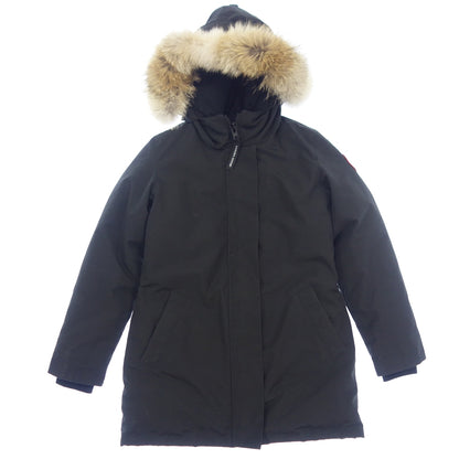 Very good condition◆Canada Goose Down Jacket 3037LA Victoria Parka Women's Size M Black CANADA GOOSE [AFA8] 