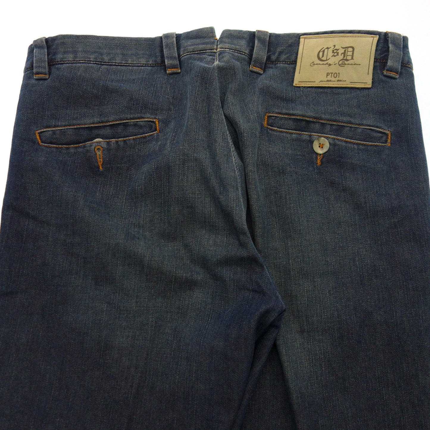 Very good condition ◆Pty Zero Uno slacks denim style men's blue style PT01 [AFB8] 