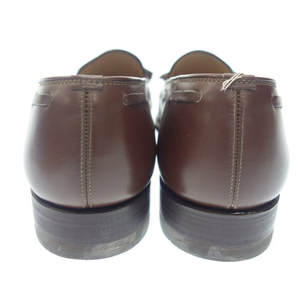 Like new ◆ Burberry's Leather Shoes Tassel Loafers Men's Size 26.5 Brown Burberry's [AFD2] 