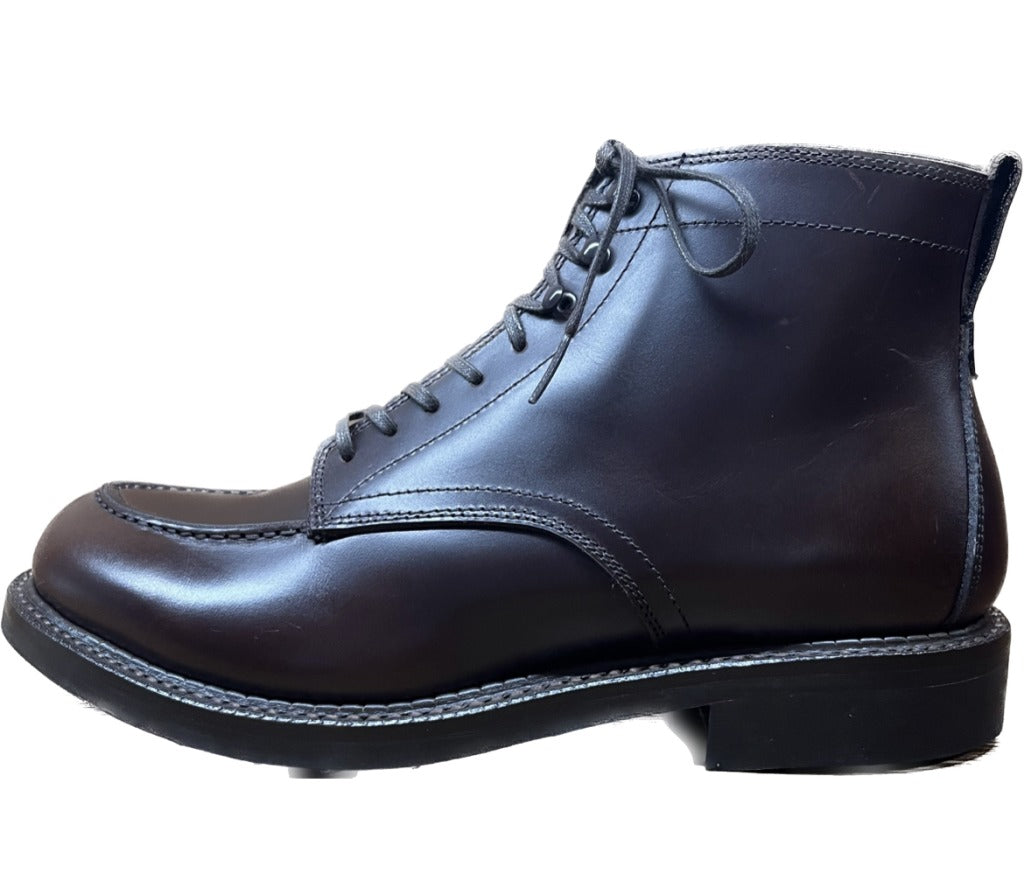 極美品◆ラッドシューズ レザーシューズ Vチップブーツ 8752 茶系 US8D Rutt Shoes