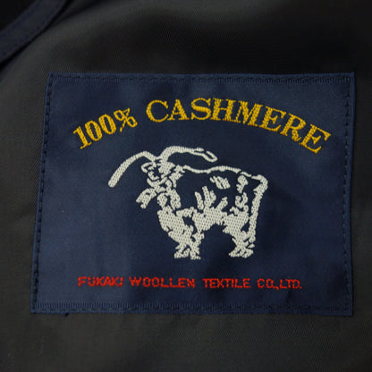 Good Condition◆Field House Bar Color Coat Cashmere 100 Men's Navy S Field House [AFB4] 