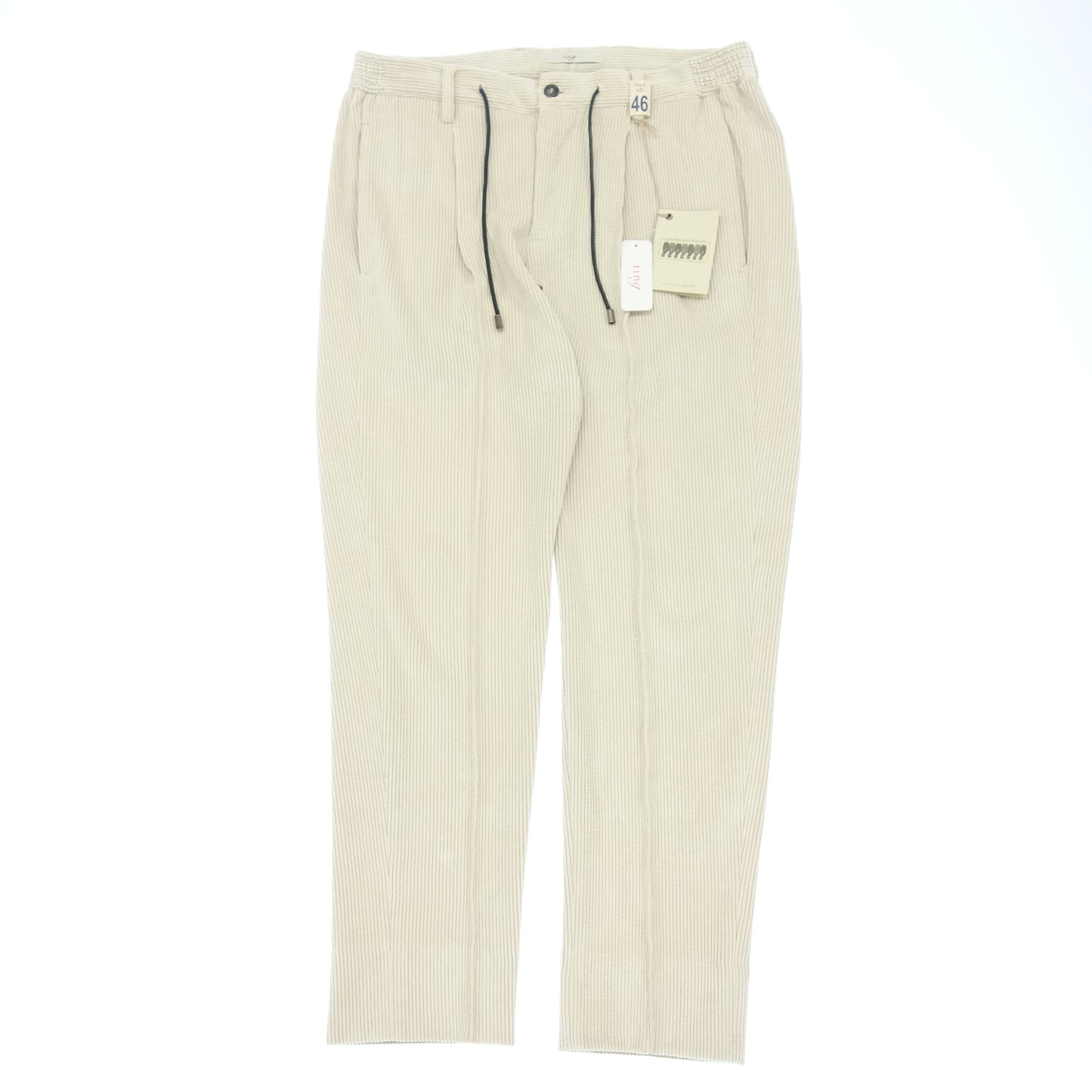 Jabs ARCHIVIO slacks Masaccio corduroy polyester men's off-white 46 giab's ARCHIVIO MASACCIO [AFB49] [Used] 