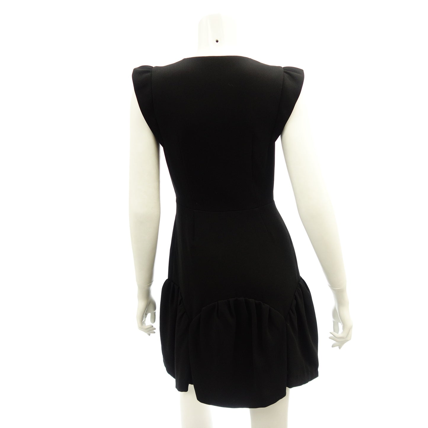 Good condition ◆ Miu Miu Sleeveless Dress Balloon Design Women's Black Size 38 MIUMIU [AFB24] 