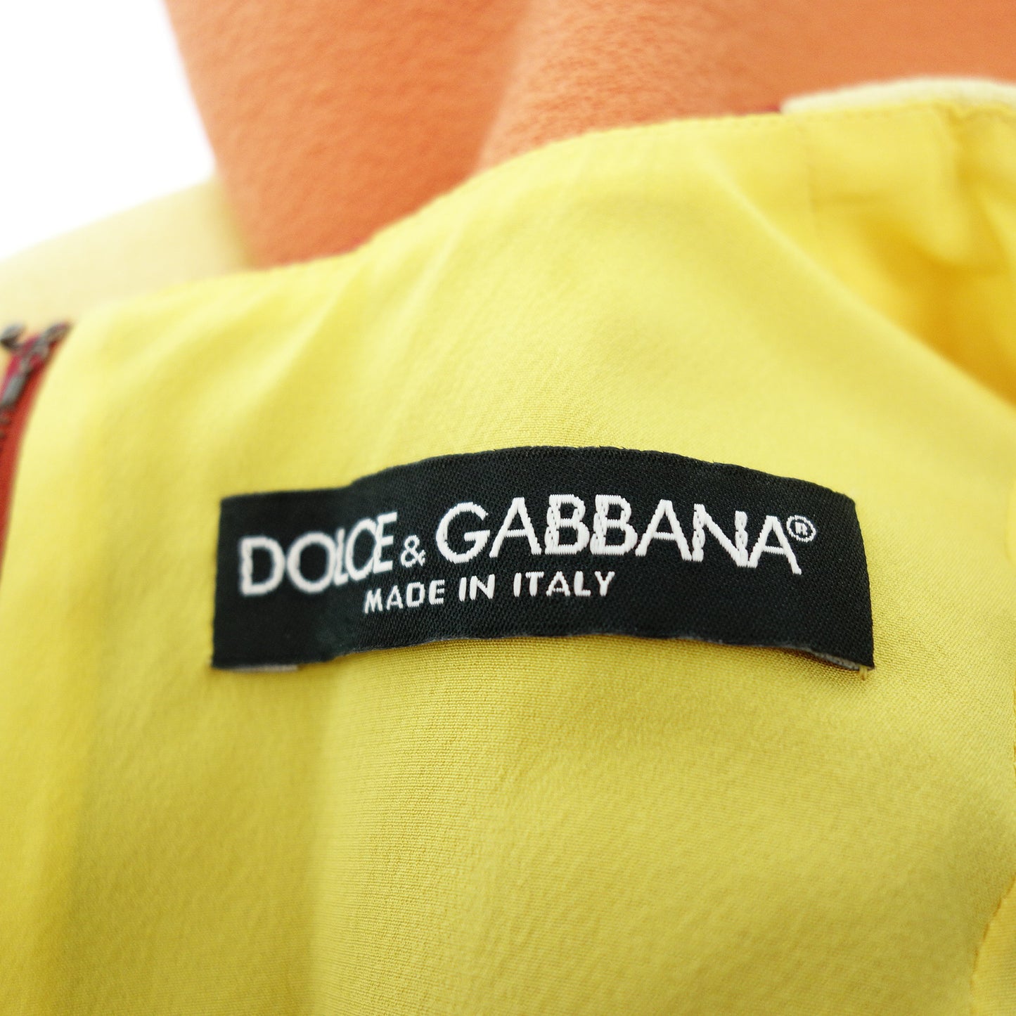 Dolce &amp; Gabbana 一件式双色女式 36 黄色/橙色/红色 DOLCE&amp;GABBANA [AFB29] [二手] 