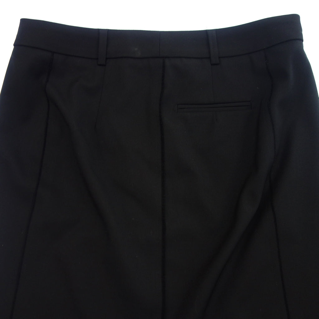 Good Condition◆Tom Ford Trimmed Wool Skirt Women's Black 40 TOM FORD [AFB18] 