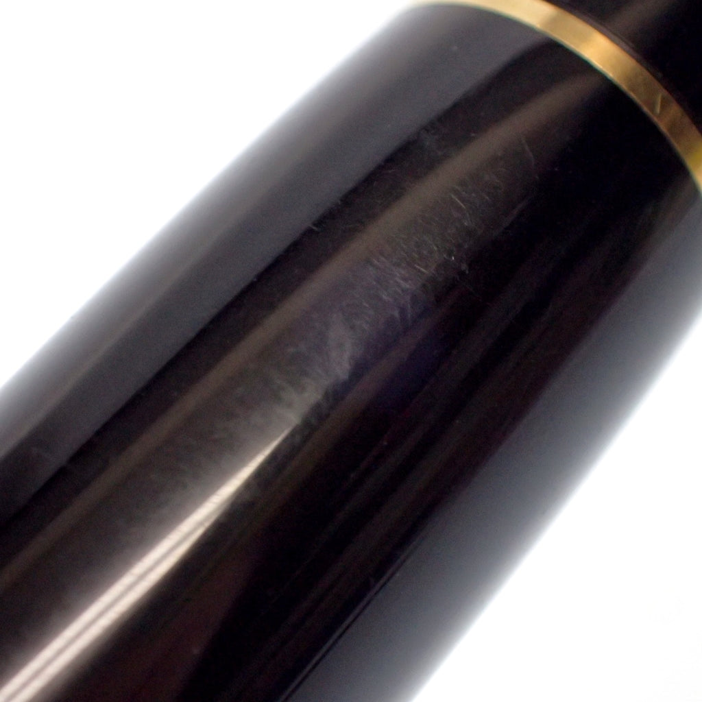 Used ◆Montblanc fountain pen Meisterstück 149 suction type nib 14K585 black x gold MONTBLANC [AFI5] 