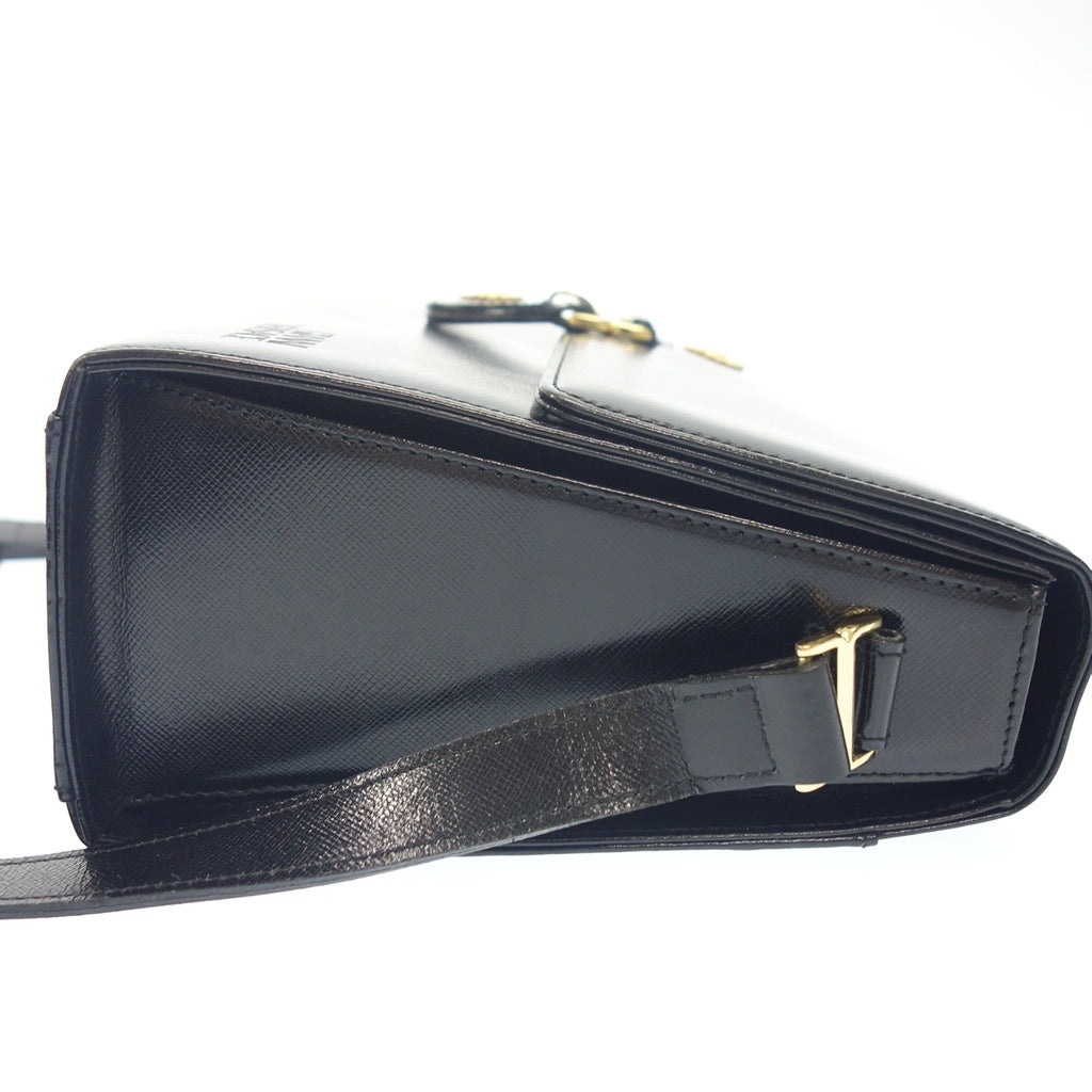 Very good condition ◆ Gianni Versace shoulder bag gold hardware black GIANNI VERSACE [AFE5] 