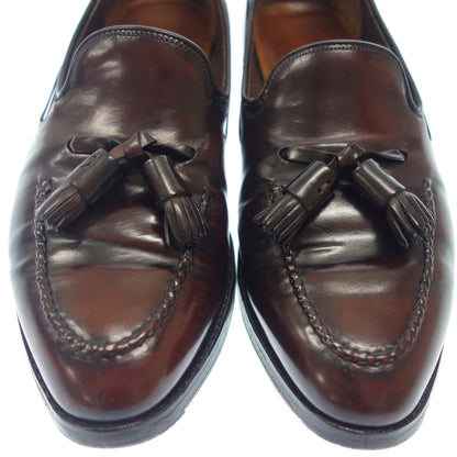 Used ◆Alden leather shoes tassel loafers cordovan brown US7 equivalent Alden 