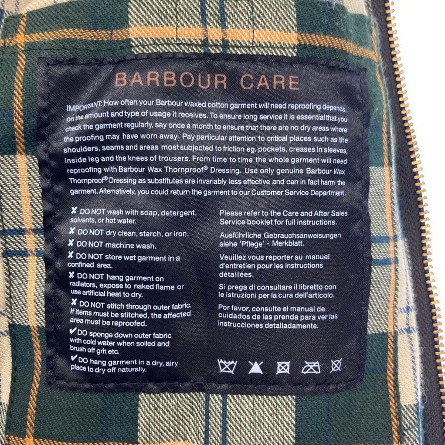 Barbour 油浸夹克 SL 女式 Bidale 卡其色 10 码 Barbour BEDALE [AFB19] 