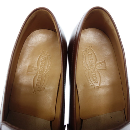 Very good condition ◆ JM Weston Leather Shoes Loafers 180 82 Last Ladies 4.5D Brown JMWESTON [LA] 