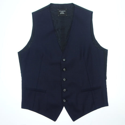 TAGLIATORE Brilla Gilet Wool 46 Men's Navy TAGLIATORE [AFB12] [Used] 