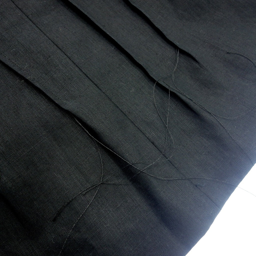 Like new ◆ SULVAM Tailored Jacket 100% Linen Men's Size M Black SL-J07-200 SULVAM [AFB37] 