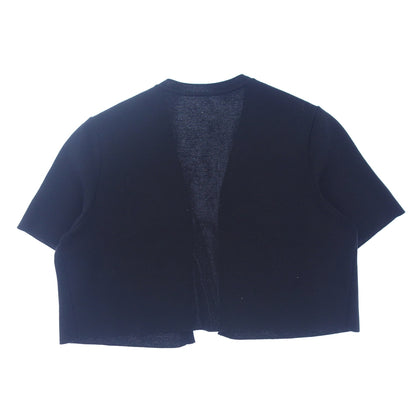 Good condition ◆ FOXEY 42204 Bolero Afette Cardigan Cotton Ladies Dark Navy Size 38 FOXEY [AFB27] 