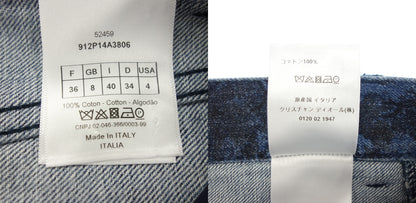 状况良好◆Christian Dior 短款 Toile de Jouy 牛仔长裤 912P14A3806 女式蓝色 36 码 Christian Dior [AFB20] 