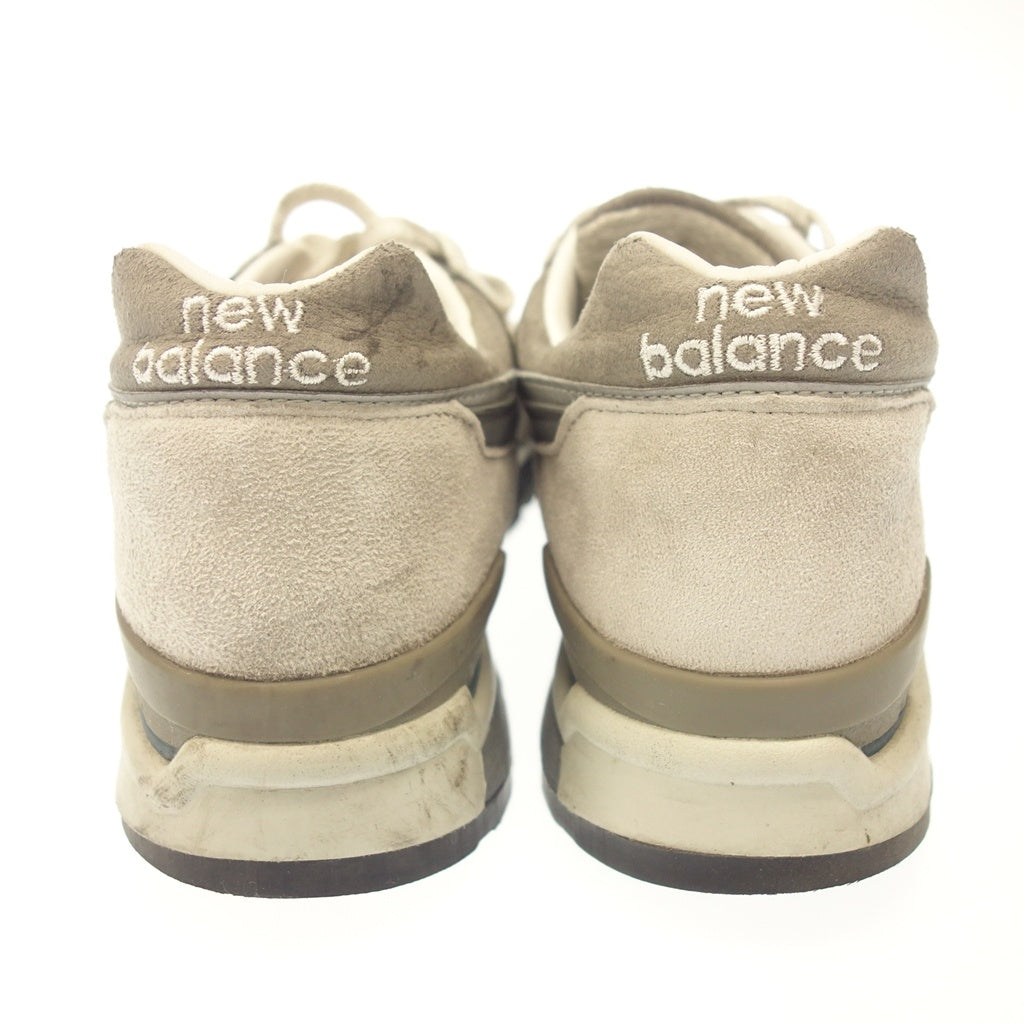 Good condition ◆ New Balance sneakers M9975GR suede men's gray size 26 New Balance [AFD13] 