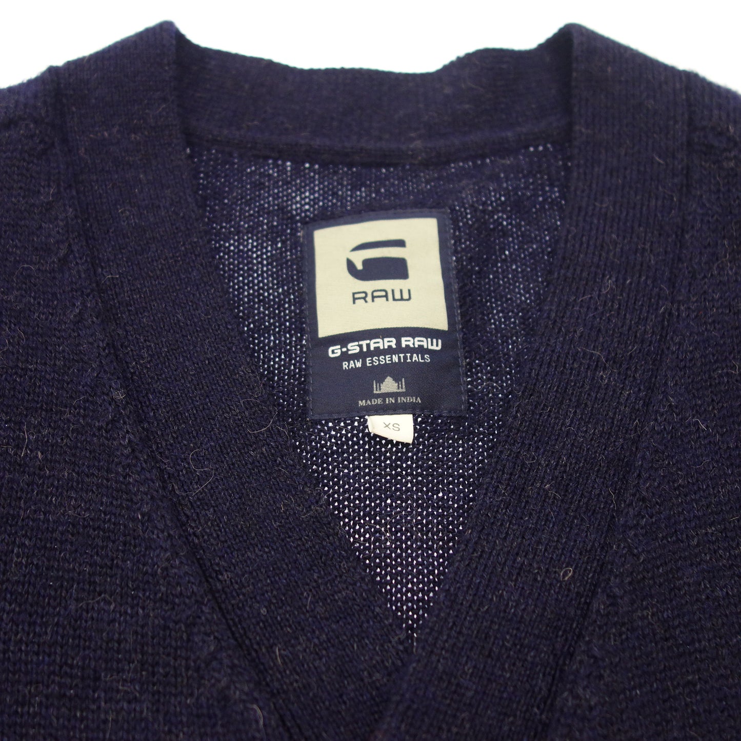 Good condition◆G-STAR RAW Alpaca Wool Cardigan Men's Navy G-STAR RAW by Marc Newson [AFB4] 